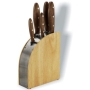 Набор ножей на деревянной подставке Vitesse "Miniya", 6 предметов материалы, которые соответствуют международным стандартам инфо 11078u.