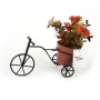 Декоративная композиция "Цветы в горшочке на подставке-велосипед", цвет: красный, 19 см Производитель: Великобритания Артикул: FF NX105KС инфо 7299v.