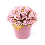 Декоративная композиция "Розы в горшочке", цвет: розовый, 9 см см Цвет: розовый Производитель: Великобритания инфо 7376v.