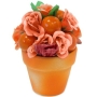 Декоративная композиция "Цветы и фрукты в горшочке", цвет: оранжевый, 12 см см Производитель: Великобритания Артикул: NX0405GN инфо 7390v.